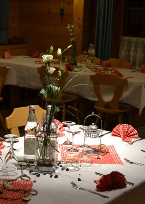 Innenansicht des Restaurants Schindelstube in Bösingen bei Pfalzgrafenweiler